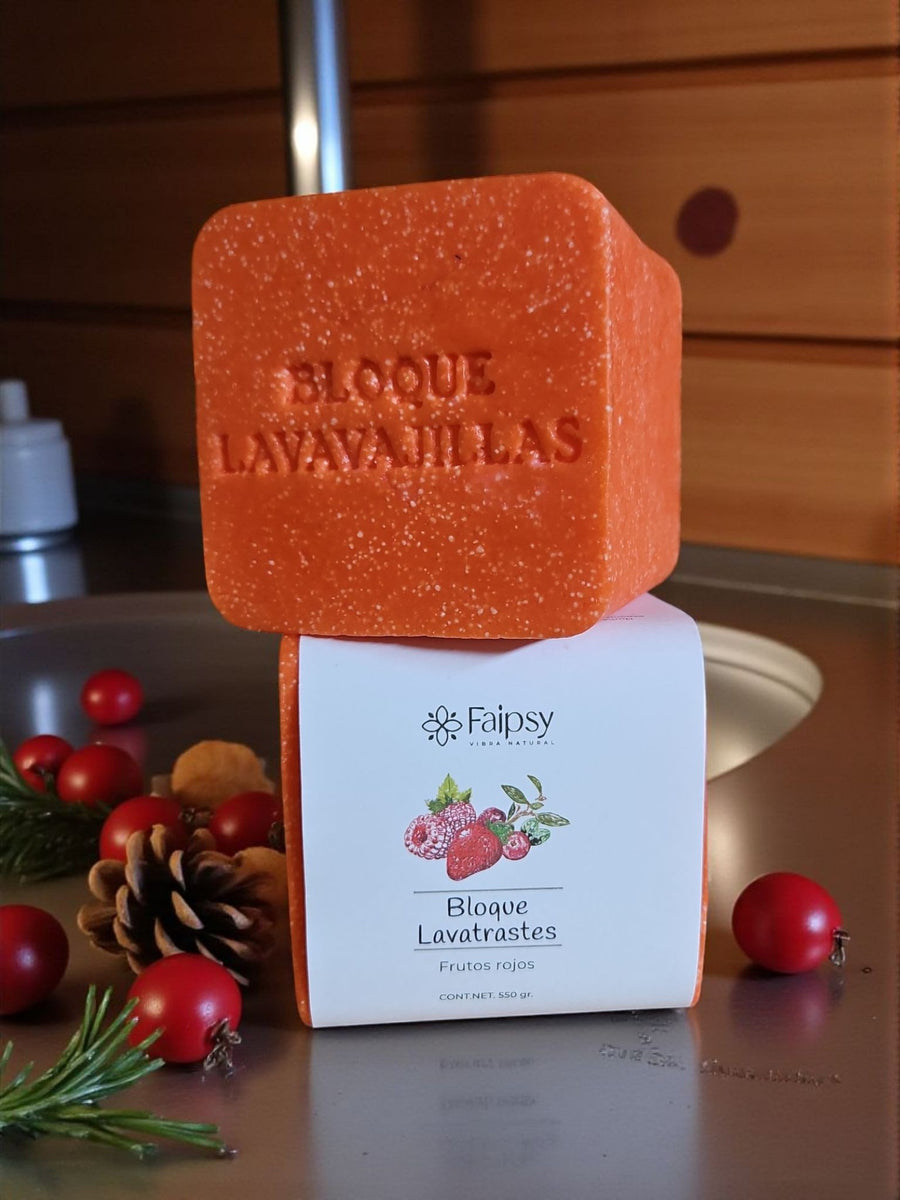 BLOQUE LAVATRASTES SÓLIDO FRUTOS ROJOS
