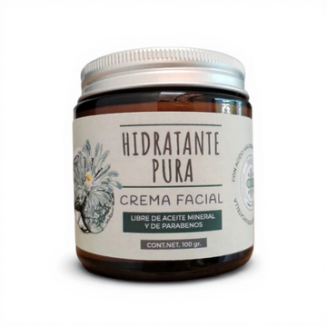 Crema Facial Hidratante Pura 100 gr