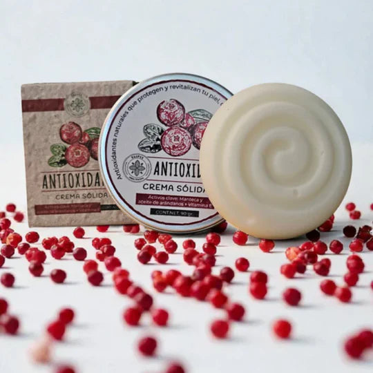 Crema Sólida Antioxidante – Arándanos 90 gr