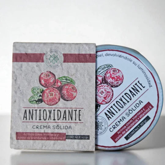Crema Sólida Antioxidante – Arándanos 90 gr