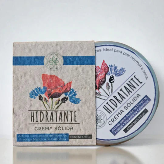 Crema Sólida Hidratante – Flores del Prado 90 gr
