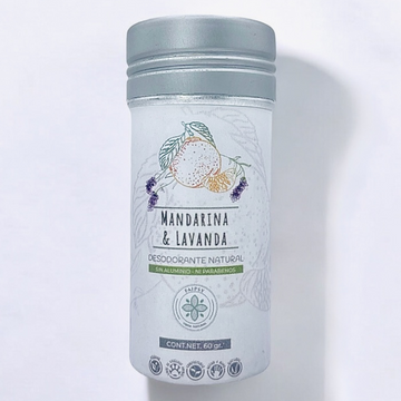 Desodorante Natural Mandarina-Lavanda 🍊🌱 (60 gms)