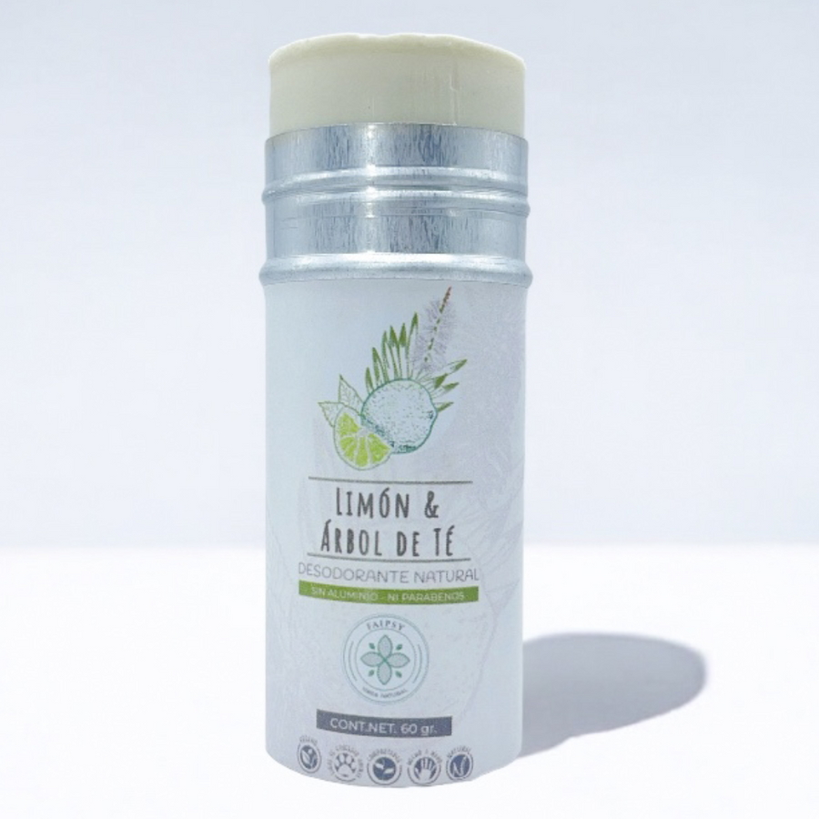 Desodorante Natural Limón-árbol de té 🍋 🌿  (60 gms)