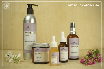 Kit de skincare para mamá, incluye crema hidratante, suero antiedad y limpiador facial. Cuida y revitaliza la piel con productos naturales, ideal para todo tipo de piel. Regalo perfecto para el cuidado diario.