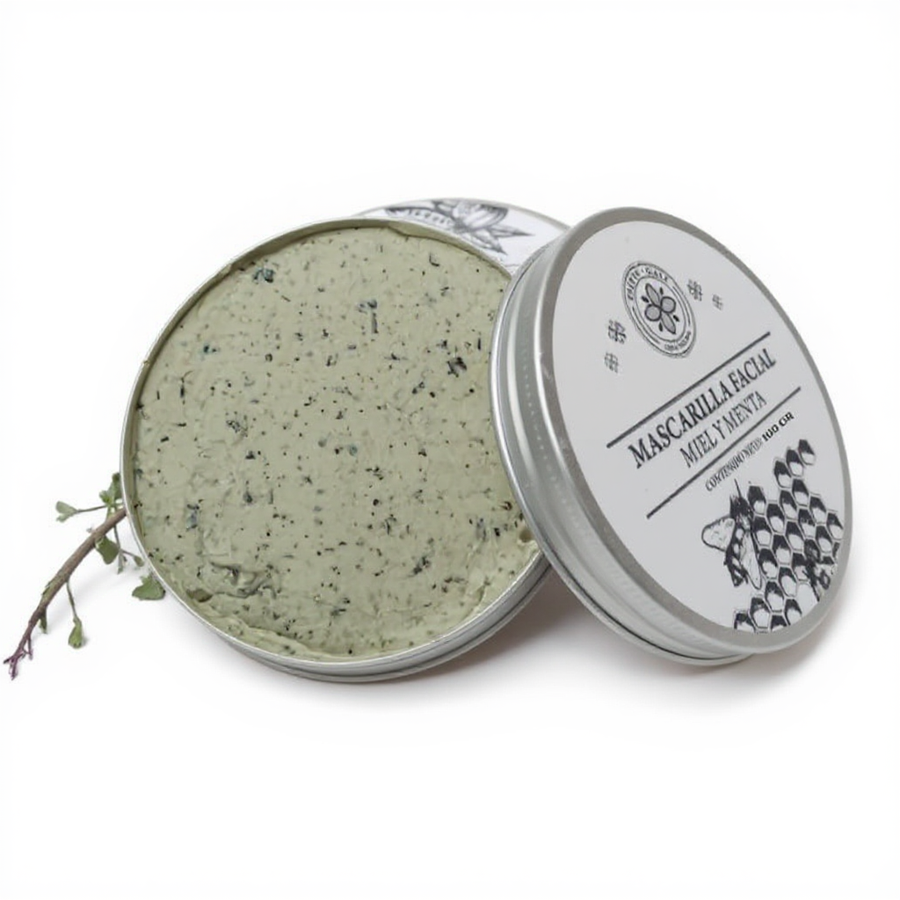 Mascarilla Facial Miel/Menta 100gr