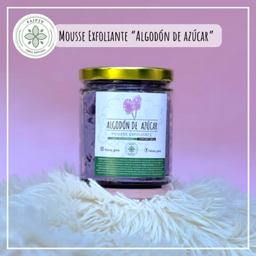 Mousse Exfoliante de “Algodón de Azúcar” 220 gr