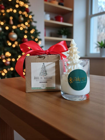 Vela De Soya Árbol de Navidad