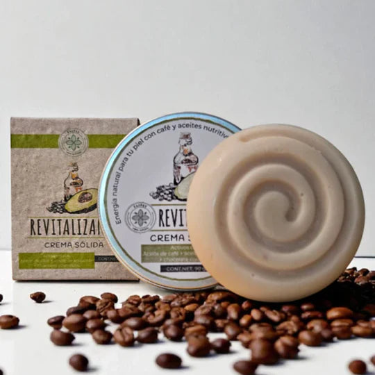 Crema Sólida Revitalizante – Café 90 gr
