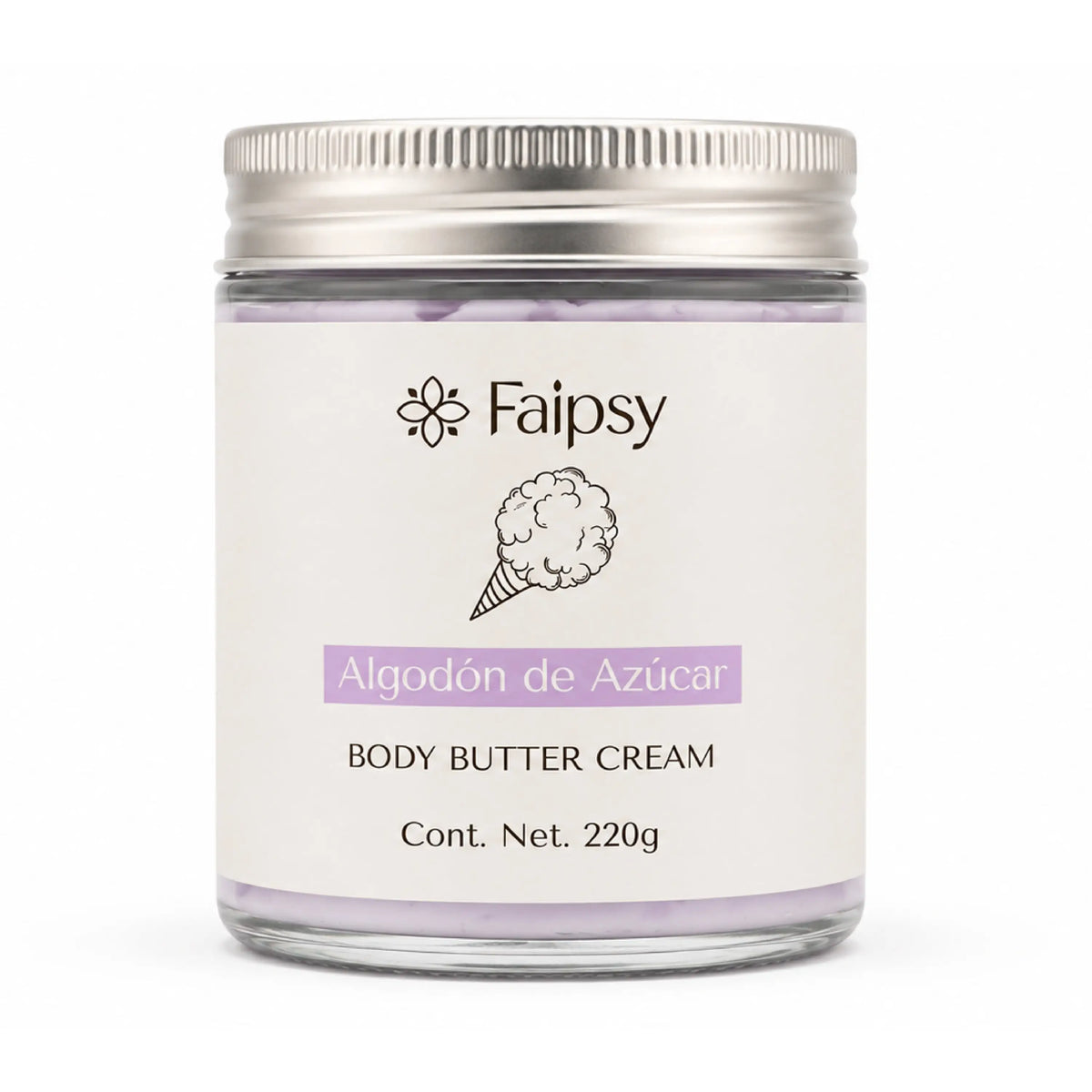 Faipsygaia body butter cream “algodón de azúcar” 220 gr