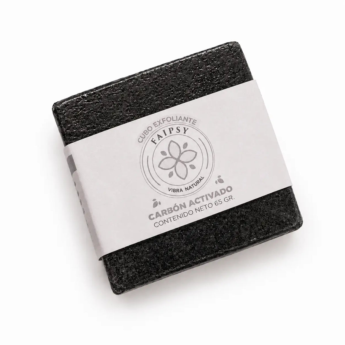 Faipsygaia cubo exfoliante de carbón activado 65gr