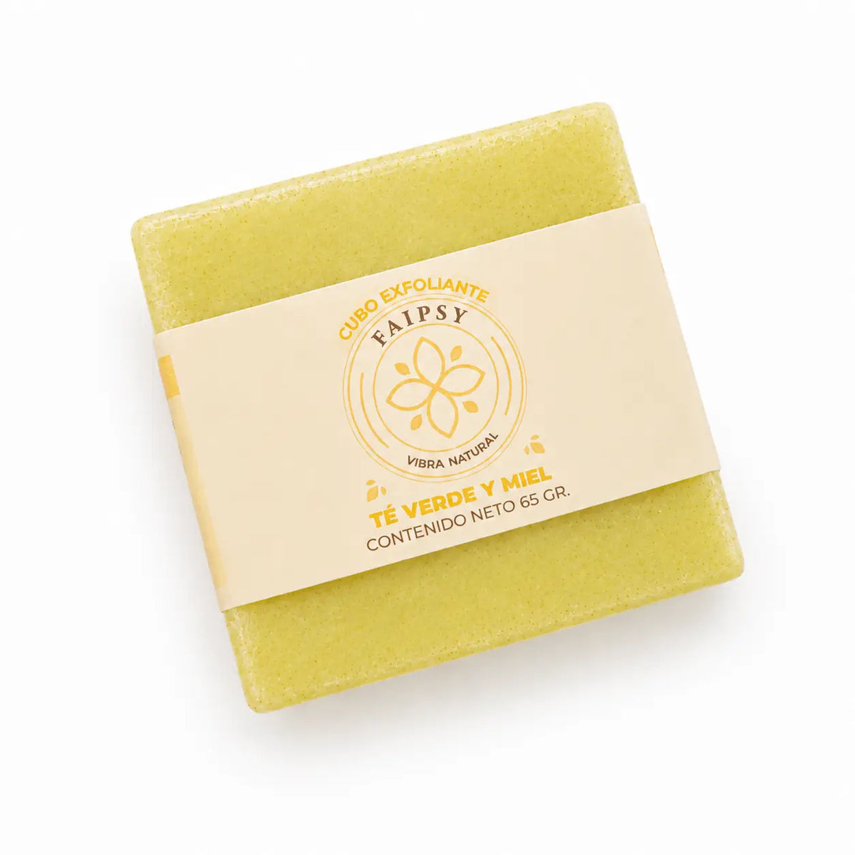 Faipsygaia cubo exfoliante de té verde y miel 65gr