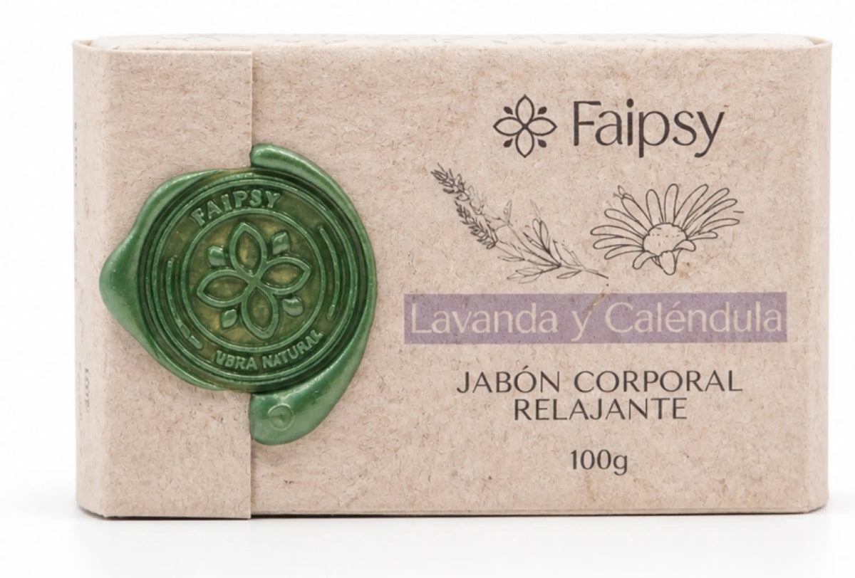 Faipsygaia jabón lavanda y caléndula - relajante