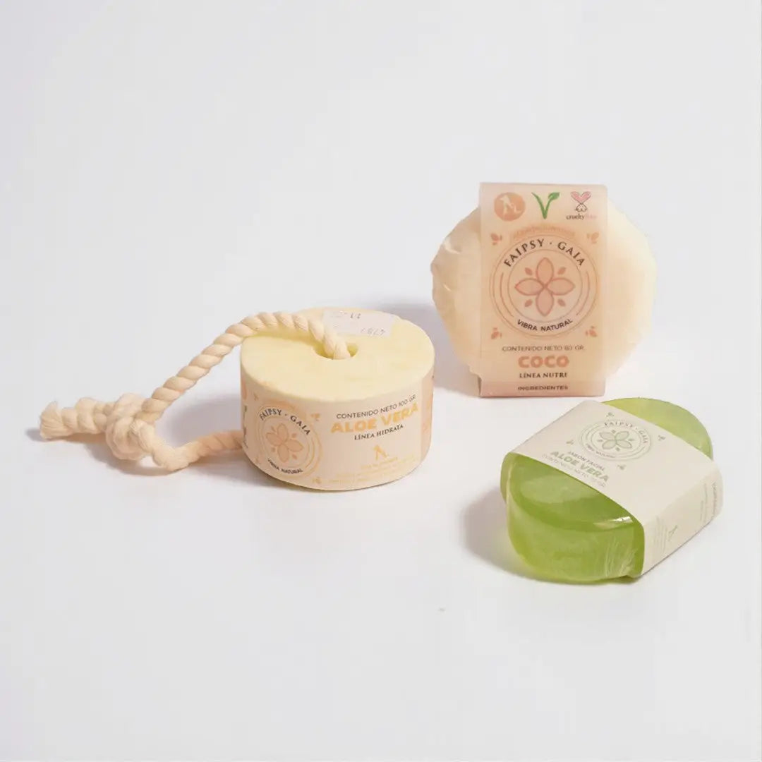 Faipsygaia kit natural aloe vera & coco