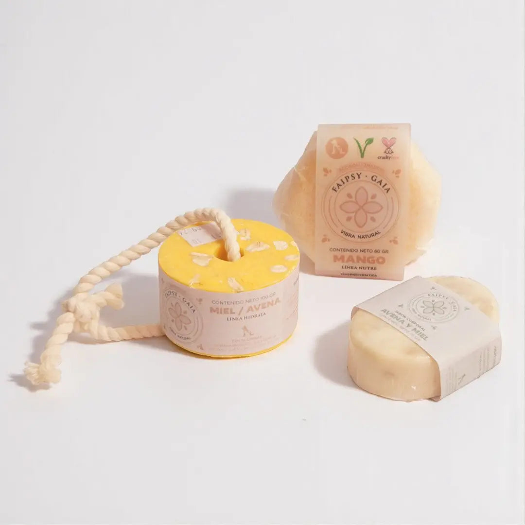 Faipsygaia kit natural miel avena & mango