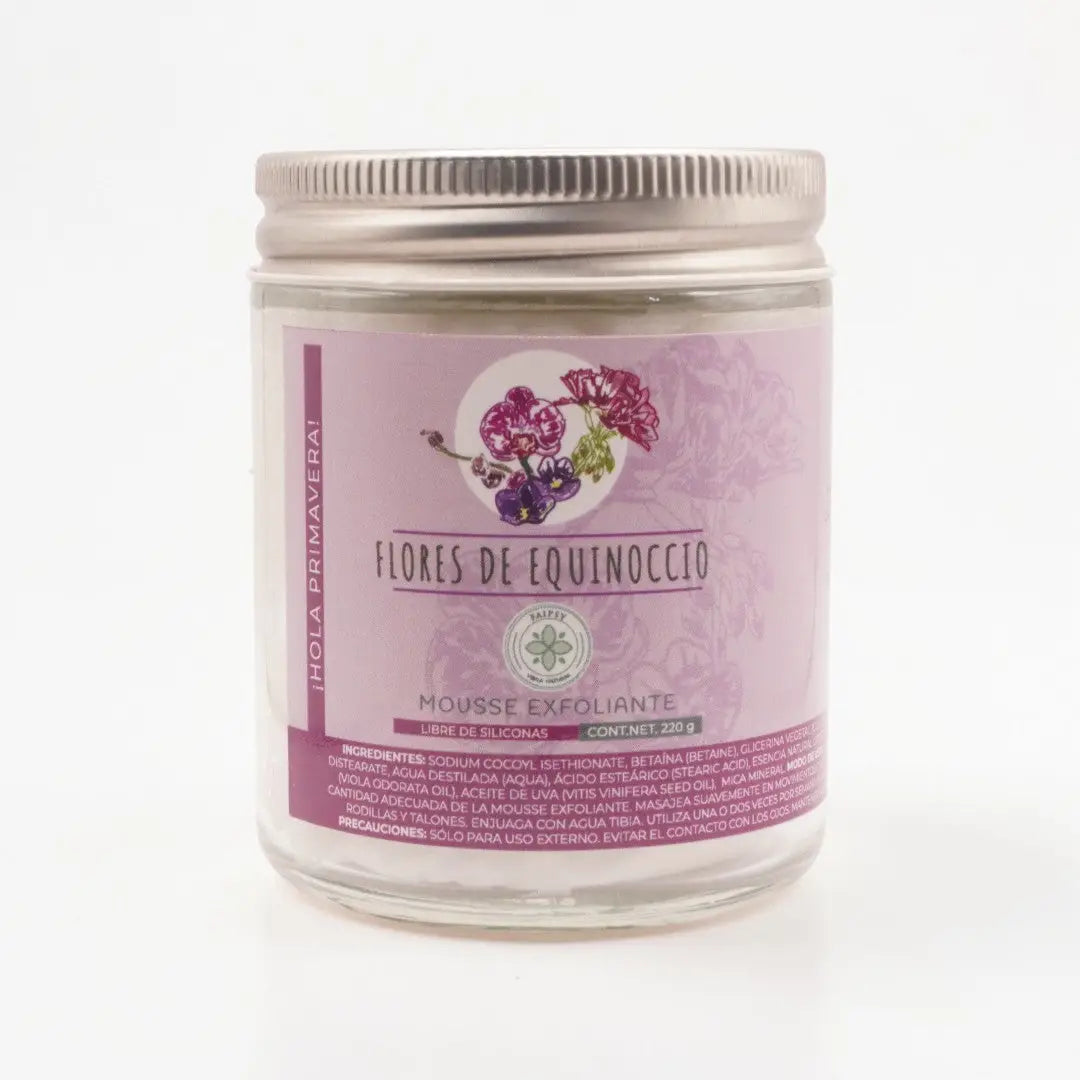 Faipsygaia mousse exfoliante ’flores de equinoccio’ 220 gr