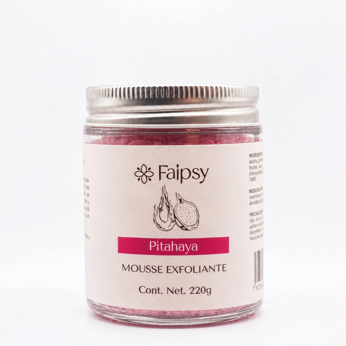 Faipsygaia mousse exfoliante de “pitahaya” 220gr