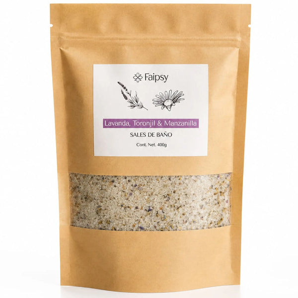 Faipsygaia sales de baño relax | relajación y bienestar