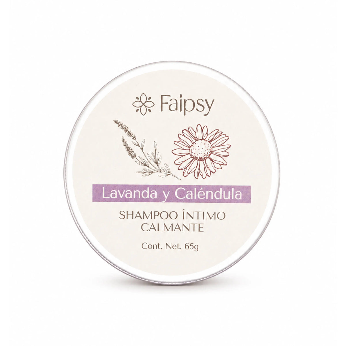 Faipsygaia shampoo íntimo lavanda y caléndula 65 gr