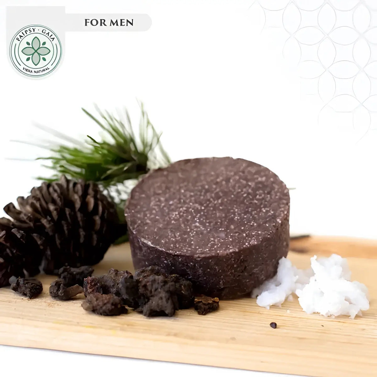 Faipsygaia shampoo sólido for men