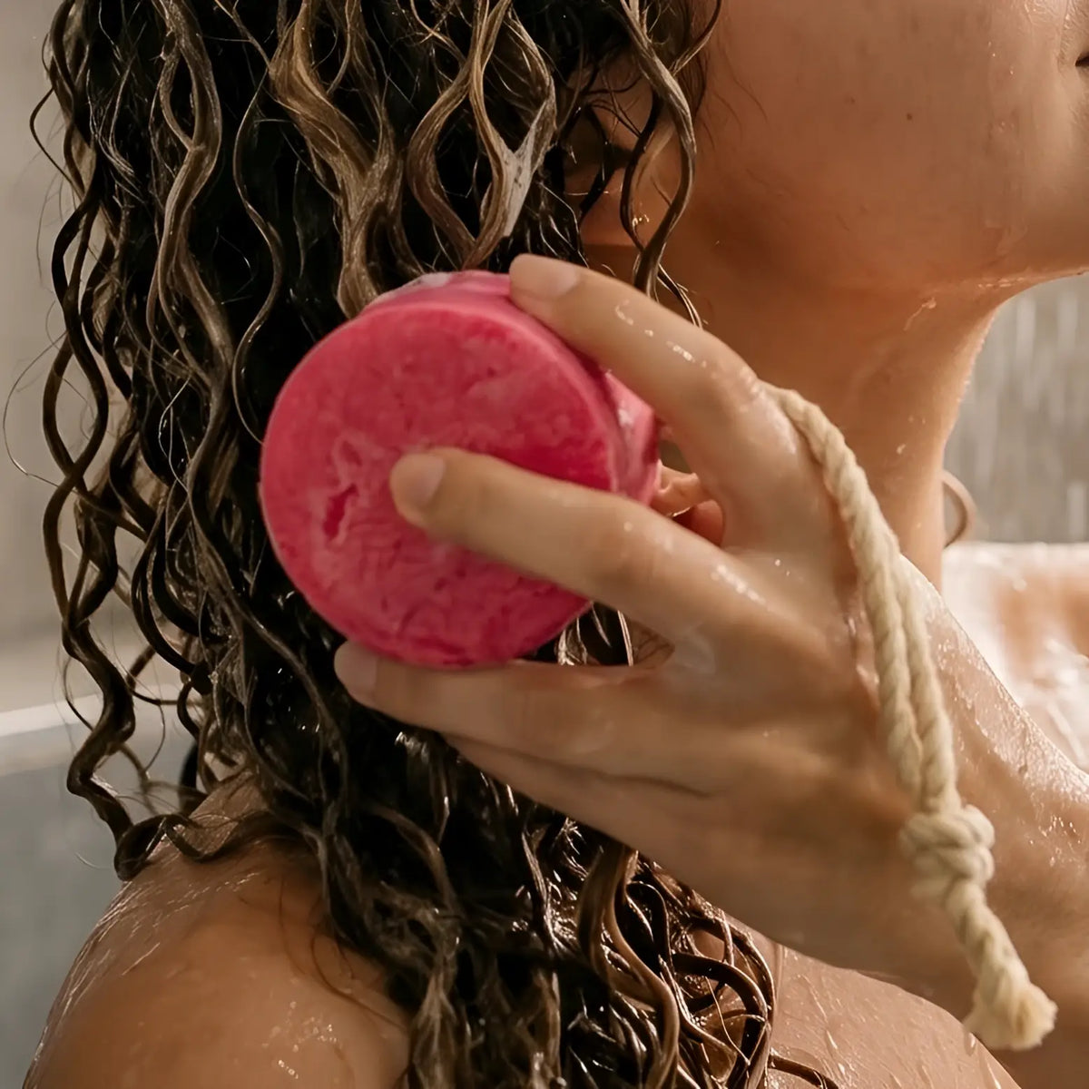 Faipsygaia shampoo sólido rizado