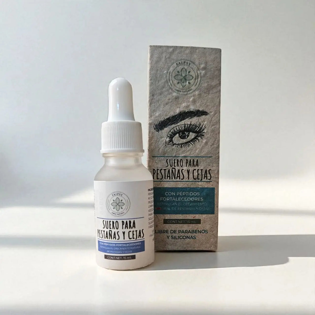 Faipsygaia suero para crecimiento de pestañas y cejas 15 ml