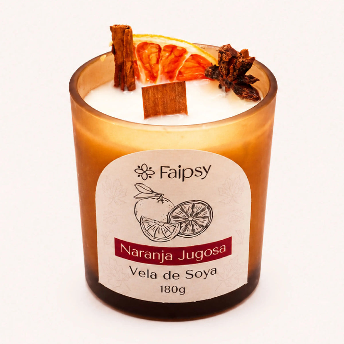 Faipsygaia vela naranja jugosa