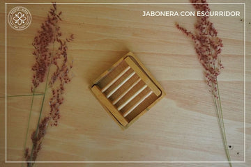 Jabonera con escurridor