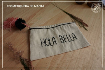 Cosmetiquera artesanal hola bella ✨🌸