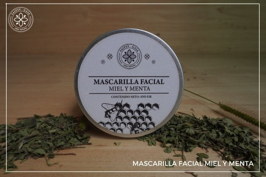 Mascarilla Facial Miel/Menta 100gr