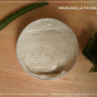 Mascarilla facial de sábila y jengibre: textura suave, fácil de aplicar, hidrata y revitaliza la piel.