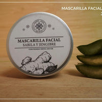 Mascarilla facial de sábila y jengibre: textura suave, fácil de aplicar, hidrata y revitaliza la piel.
