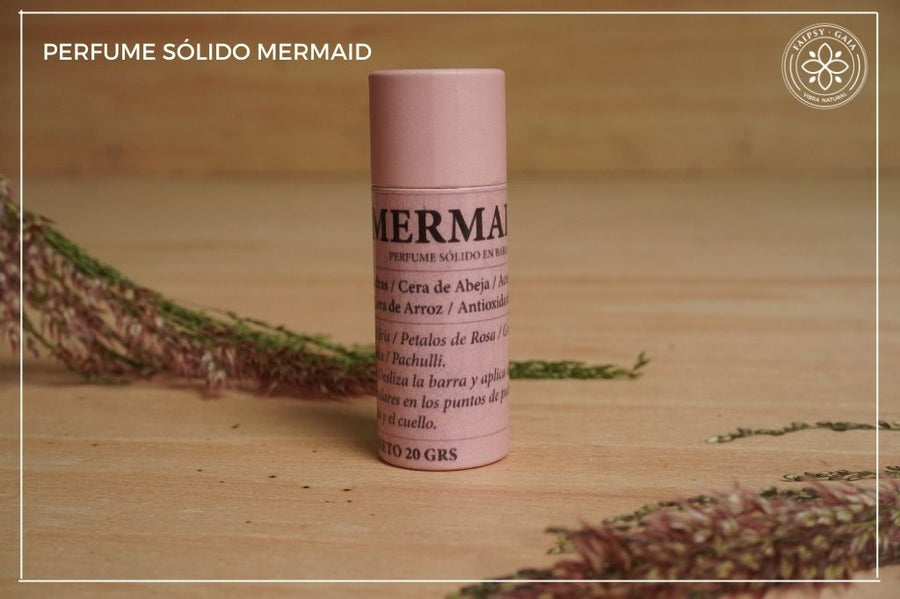 Perfume Mermaid para mujer. Aroma vibrante con notas de grosella negra, jazmín y pachulí. Elegante y memorable. 20 gr. Identidad propia y duración todo el día