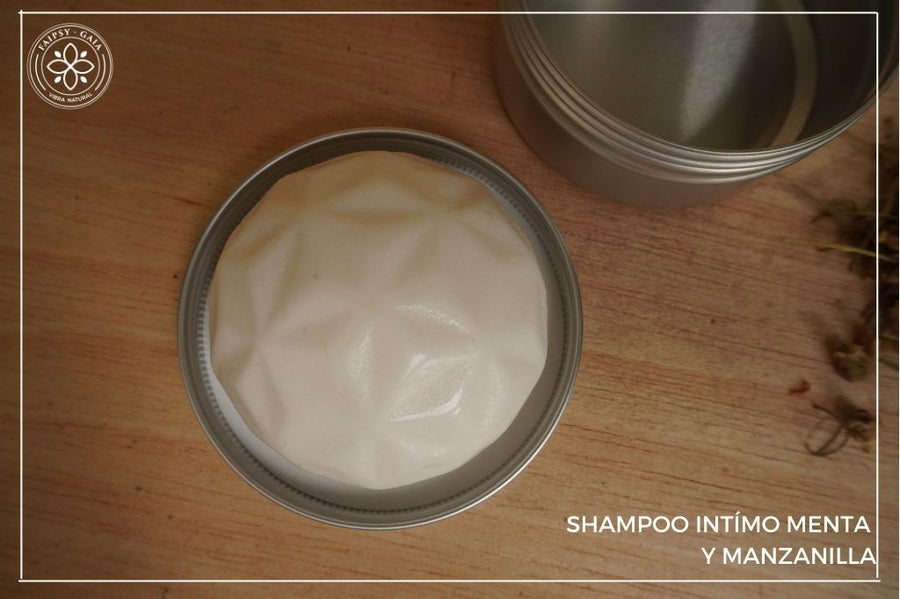 shampoo intimo natural manzanilla y menta